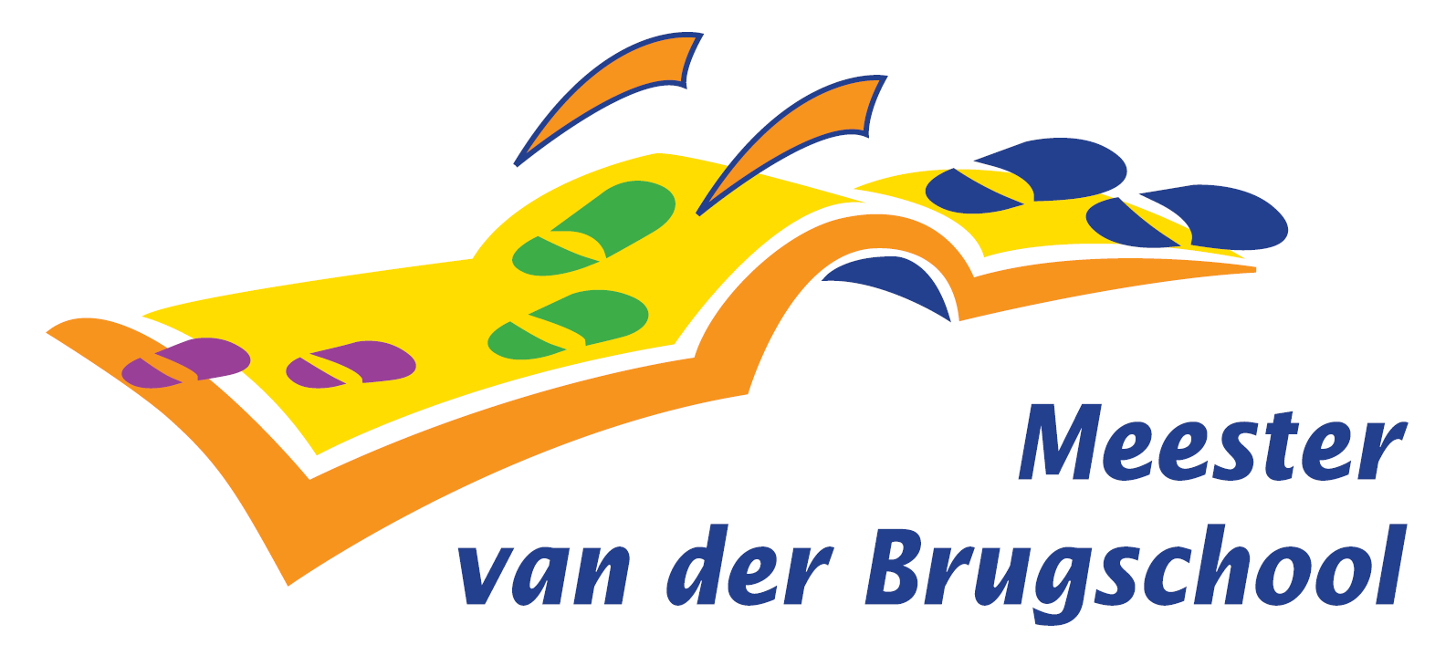 Meester van der Brugschool logo